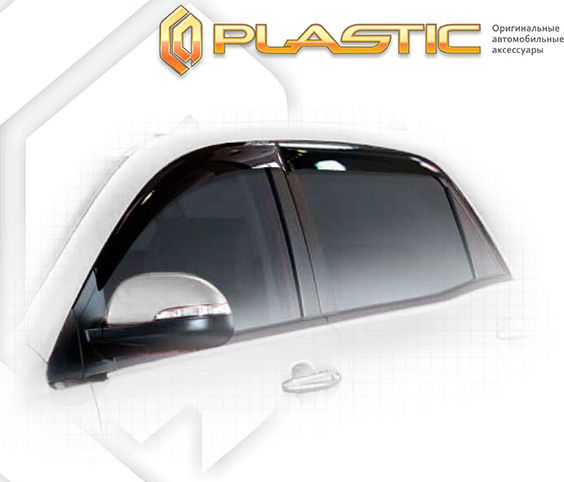Дефлекторы СА Пластик для окон (Classic полупрозрачный) SsangYong Actyon  2011-2013. Артикул 2010030306056