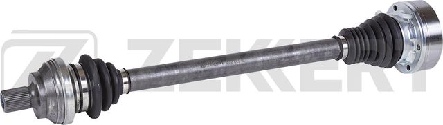 Полуось (привод в сборе, приводной вал) Zekkert задняя левая для Skoda Superb II 2008-2015. Артикул AW-5728