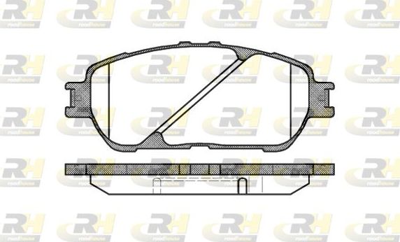 Тормозные колодки RoadHouse передние для Lexus ES I 1991-1997. Артикул 2898.00