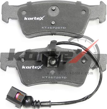 Колодки торм. задн.к-т (Kortex). Артикул KT1672STD