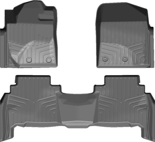 Коврик SRTK 3D LUX для салонаToyota Land Cruiser 200 рестайлинг 2012-2026 Черный. Артикул 3D.TY.LC.200.07G.08001