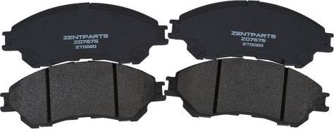 Тормозные колодки Zentparts. Артикул Z07675