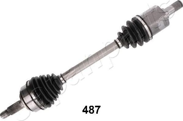 Полуось (привод в сборе, приводной вал) Japanparts передняя левая для Honda Accord VII 2003-2008. Артикул GI-487