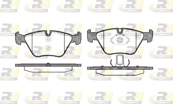Тормозные колодки RoadHouse передние для BMW 5 IV (E39) 2000-2004. Артикул 2963.00