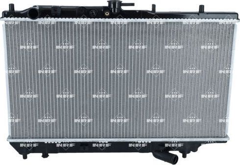 Радиатор охлаждения двигателя NRF (алюминий) для Mazda 323 III (BF) 1989-1994. Артикул 53322