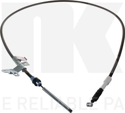 Трос ручника (тросик ручного тормоза) NK правый для Toyota Corolla E120, E130 2001-2008. Артикул 9045184