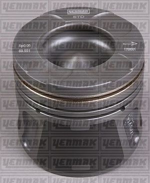 Поршень Yenmak для Lancia Musa I 2006-2012. Артикул 31-04289-000