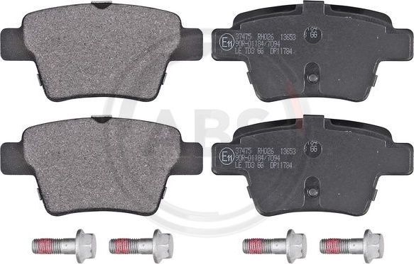 Тормозные колодки ABS. Артикул 37475