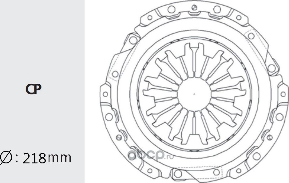 Корзина сцепления HYUNDAI Sonata (88-) (1.8/2.0) VALEO PHC Valeo. Артикул HDC05