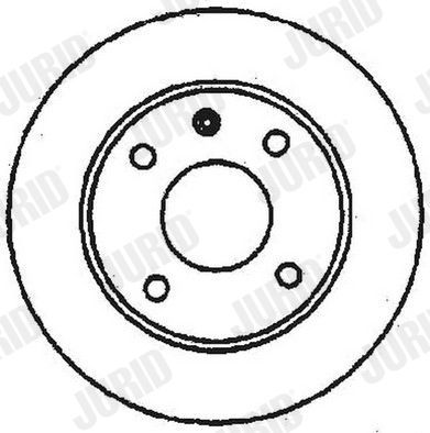 Тормозной диск Jurid. Артикул 561178J