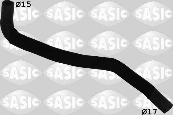 Патрубок радиатора (системы охлаждения) Sasic левый для Peugeot 206 1998-2007. Артикул 3400083