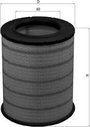 Воздушный фильтр Mahle. Артикул LX 1281