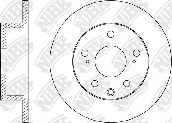 Тормозной диск NiBK. Артикул RN1537