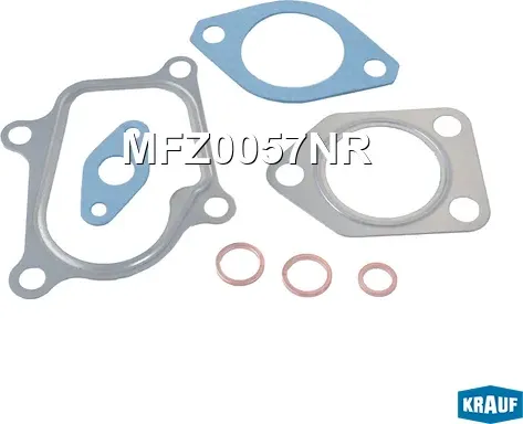 Комплект прокладок турбокомпрессора HYUNDAI H-1 / STAREX 2.5 CRDI (2497 CCM Krauf. Артикул MFZ0057NR
