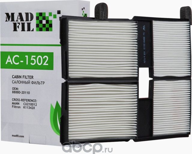 ФИЛЬТР САЛОНА (JD) (Madfil). Артикул AC1502