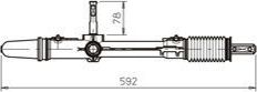 Рулевая рейка General Ricambi для Citroen Saxo 1996-2003. Артикул CI4036