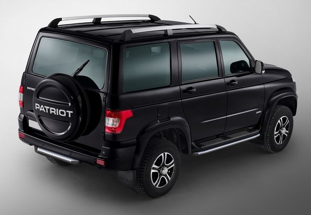 Защита Rival заднего бампера d76 для Uaz Patriot I рестайлинг 2014-2016 2016-2025. Артикул R.6302.008