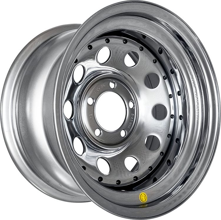 Колёсный диск OFF-ROAD Wheels усиленный стальной хромированный 5x114,3 8xR15 d84 ET-19 для Jeep Cherokee XJ 1984-2001. Артикул 1580-51484CH-19