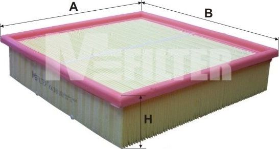 Воздушный фильтр MFilter. Артикул K 418