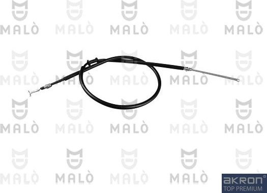 Трос ручника (тросик ручного тормоза) Malò задний правый для Fiat Palio I 1996-2012. Артикул 21422
