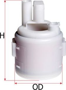 Топливный фильтр Sakura. Артикул FS-18250