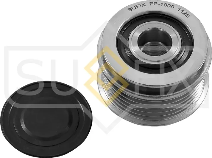 Муфта обгонная шкива генератора передняя/задняя правая/левая AUDI A3 (8P1) 2003- (Sufix). Артикул FP1000