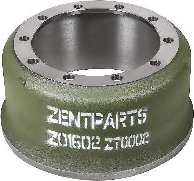 Тормозной барабан Zentparts для MAN SD 1974-1980. Артикул Z01602