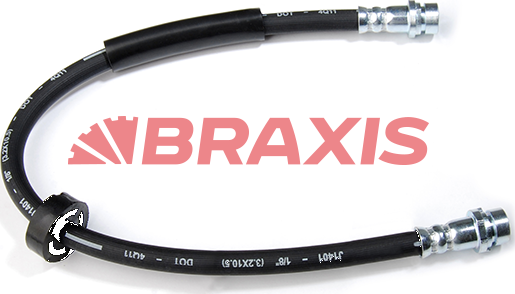 Тормозной шланг Braxis задний для Fiat Strada 2011-2026. Артикул AH0015