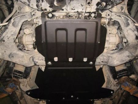 Защита алюминиевая Alfeco для картера, редуктора переднего моста, КПП и РК (4 части) Great Wall Hover H3, H5 2017-2019. Артикул ALF.31.14-06-12-13 AL4