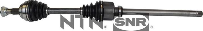 Полуось (привод в сборе, приводной вал) NTN / SNR. Артикул DK66.007