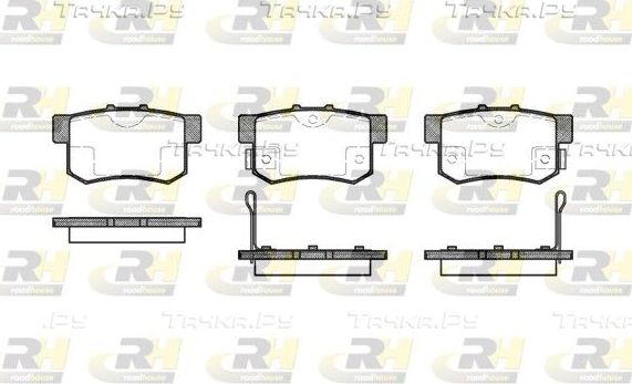Тормозные колодки RoadHouse задние для BYD F6 2008-2014. Артикул 2325.02