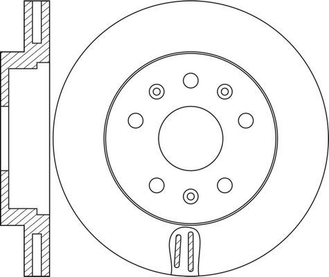 Тормозной диск NiBK. Артикул RN3005