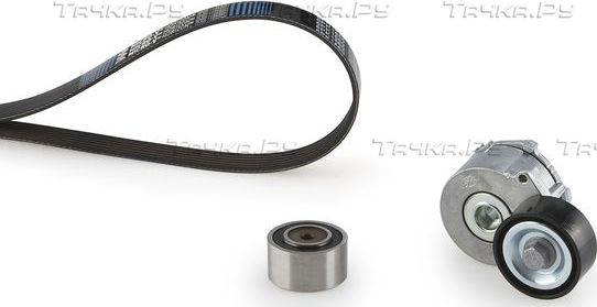 Приводной ремень поликлиновой с роликами (комплект) Gates Micro-V®. Артикул K046PK1183