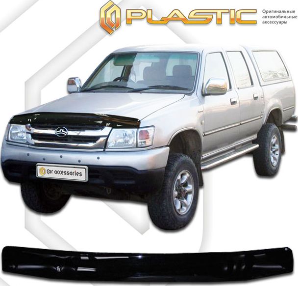 Дефлектор СА Пластик для капота (Classic черный) Great Wall Deer G5 2003-2008. Артикул 2010010100773