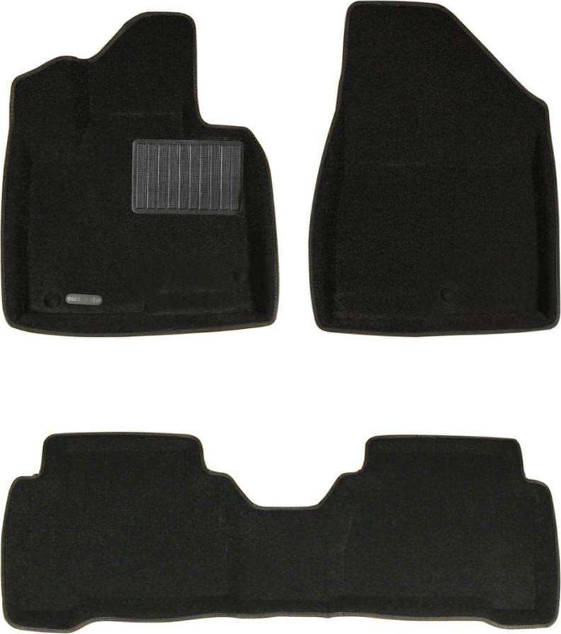 Коврики текстильные Euromat 3D Business для салона Hyundai Santa Fe III 2012-2018. Артикул EMC3D-002723