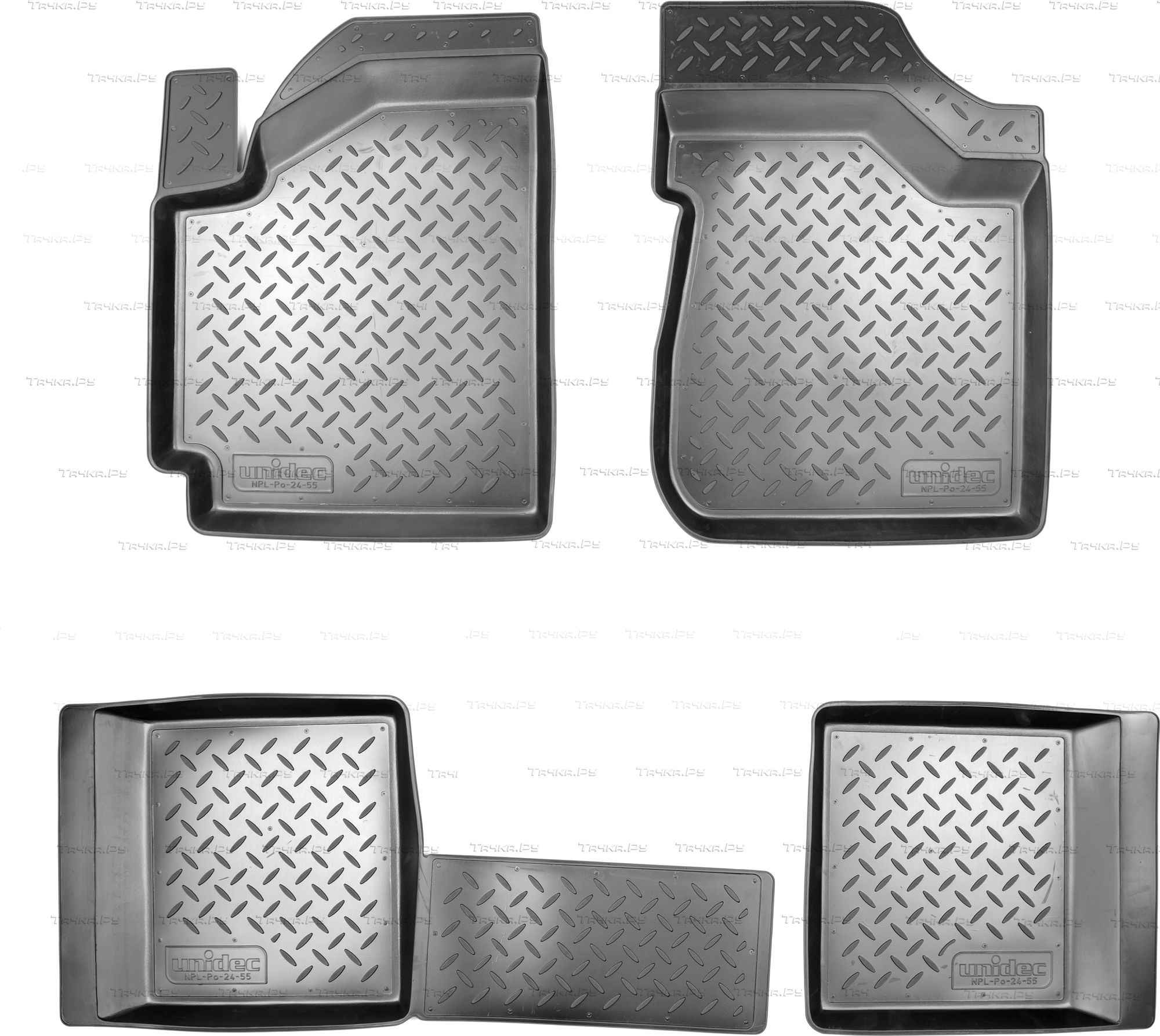 Коврики Норпласт для салона Geely Otaka 2005-2009. Артикул NPL-Po-24-55