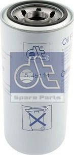 Масляный фильтр DT Spare Parts для DAF XF 95 1997-2006. Артикул 5.45114