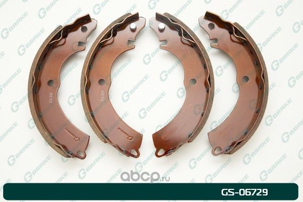 Колодки тормозные барабанные (G-Brake). Артикул GS06729