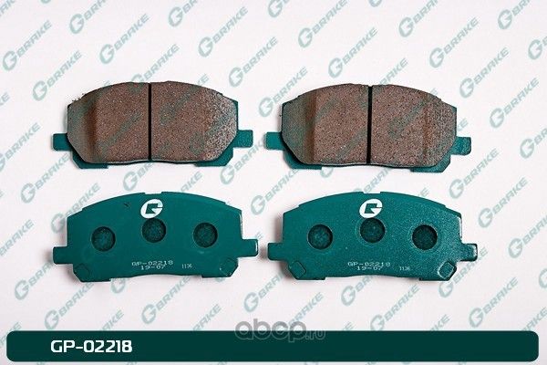 Колодки тормозные дисковые (G-Brake). Артикул GP02218