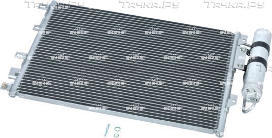 Радиатор кондиционера (конденсатор) NRF (алюминий). Артикул 35967