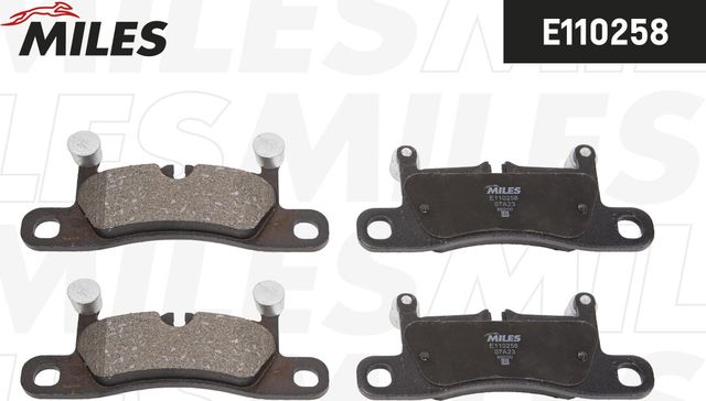 Тормозные колодки Miles (Semi-Metallic). Артикул E110258