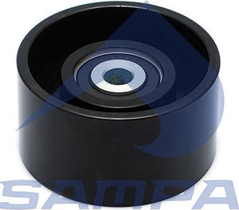 Натяжной ролик (натяжитель) приводного поликлинового ремня Sampa для MAN M2000 1995-2005. Артикул 022.284