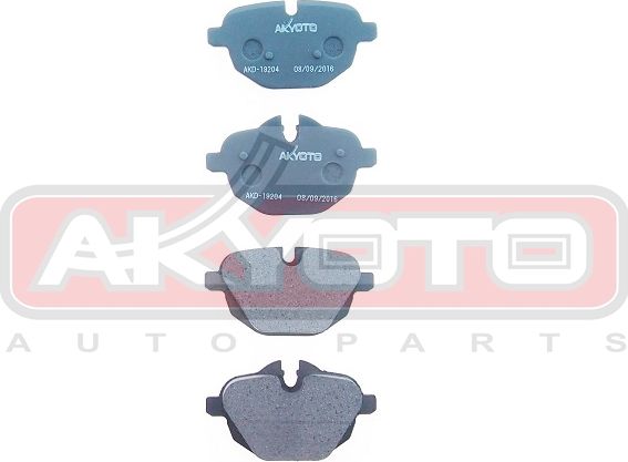 Тормозные колодки Akyoto Packing AKYOTO. Артикул AKD-19204