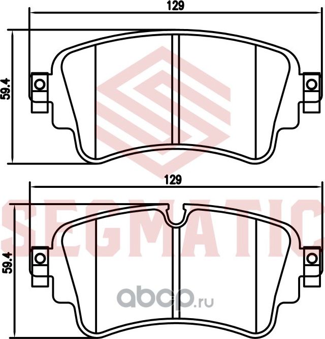Колодка торм диск зад (Segmatic). Артикул SGBP2762