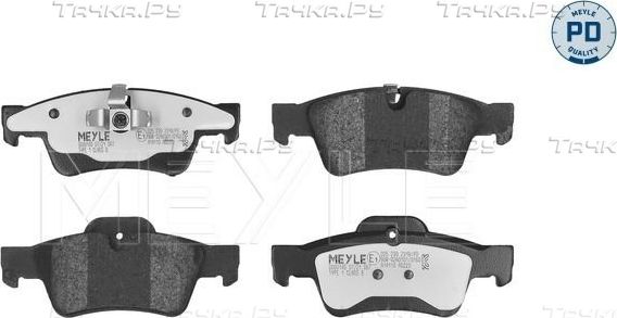 Тормозные колодки Meyle PD. Артикул 025 239 2318/PD