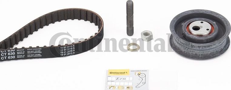 Ремень ГРМ с роликами (комплект) ContiTech для Volkswagen Sharan I 1995-2010. Артикул CT630K1