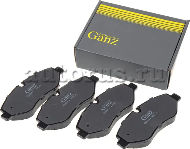 Колодки передние (Ganz). Артикул GIJ09417