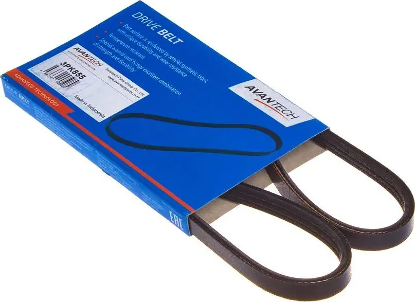 РЕМНИ ПРИВОДНЫЕ (Avantech). Артикул 3PK855