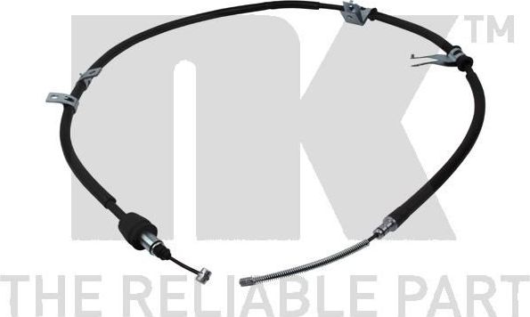Трос ручника (тросик ручного тормоза) NK. Артикул 903465