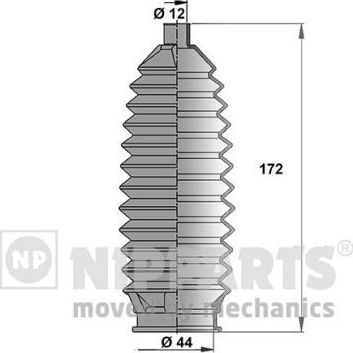 Пыльник рулевой рейки (комплект) Nipparts. Артикул J2844003